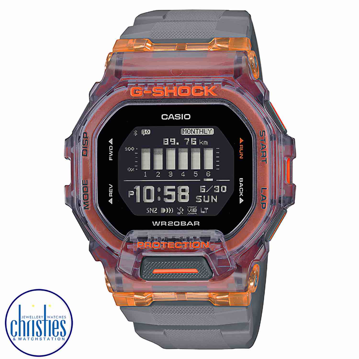 GBD200SM-1A5 Casio G-Shock G-SQUAD Watch g-shock watches pascoes