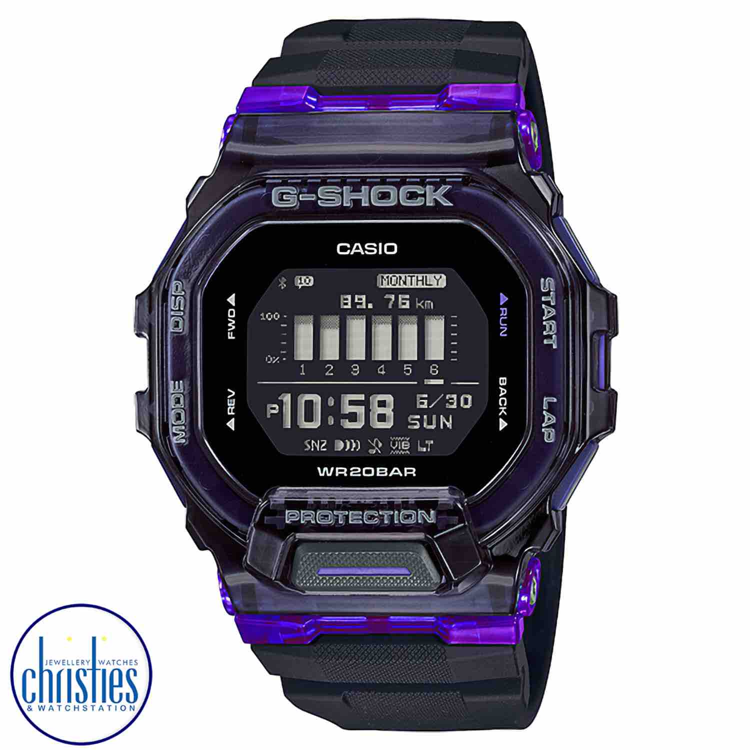 GBD200SM-1A6 Casio G-Shock G-SQUAD Watch g-shock watches pascoes