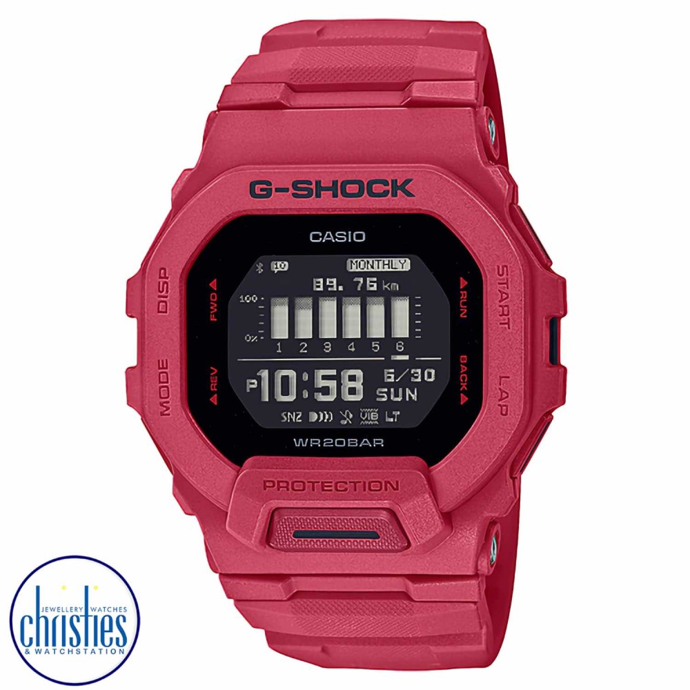 GBD200RD-4 Casio G-Shock G-SQUAD Watch g-shock watches pascoes