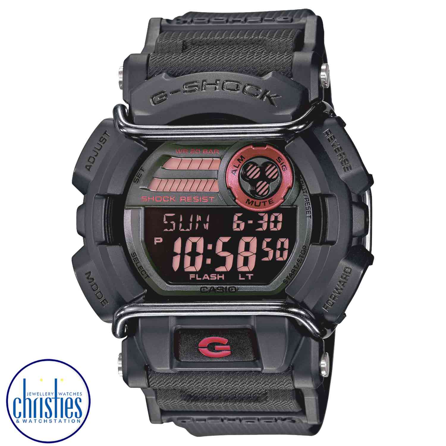 GD400-1 G-SHOCK Face Protectors Series GD-400-1D - BLACK FRIDAY SALES NZ GD400-1 G-SHOCK Face Protectors Series. Introducing a collection of G-SHOCK models into New Zealand with face protectors that are so popular for young aficionados of skateboarding and other street sports. These classic designs are freshened up with a choi
