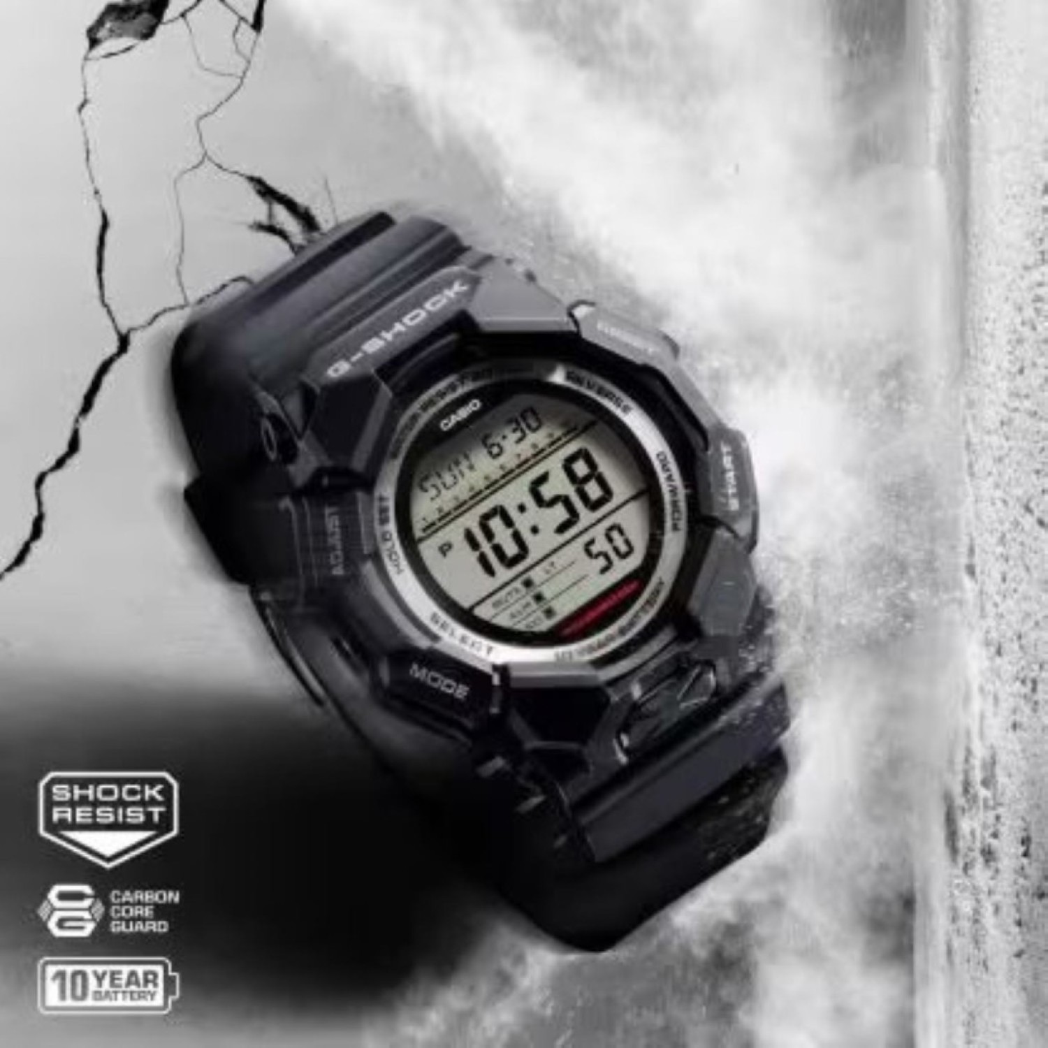 Christies Jewellery - GD010-1D G-Shock Digital Watch Auckland NZ GD010-1D G-Shock Digital Watch GD-010-1 G-Shock | Black Colour Casing