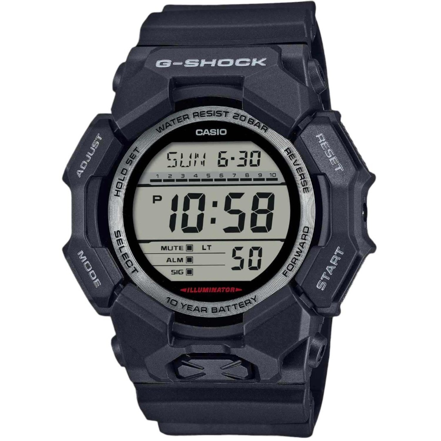 Christies Jewellery - GD010-1D G-Shock Digital Watch Auckland NZ GD010-1D G-Shock Digital Watch GD-010-1 G-Shock | Black Colour Casing