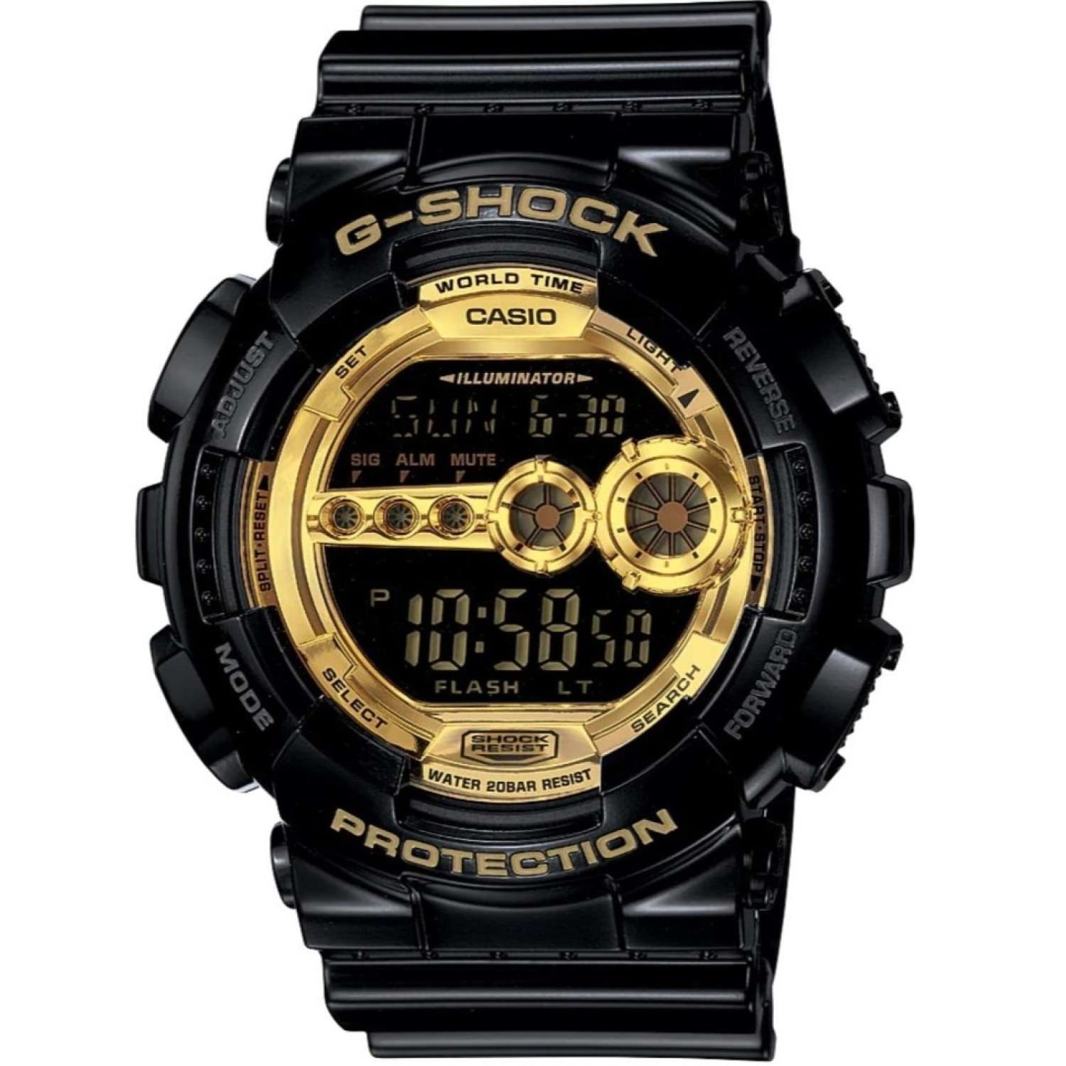 GD100GB-1D Casio G-Shock Watch GD100-1B GD100GB-1D Casio G-Shock Watch