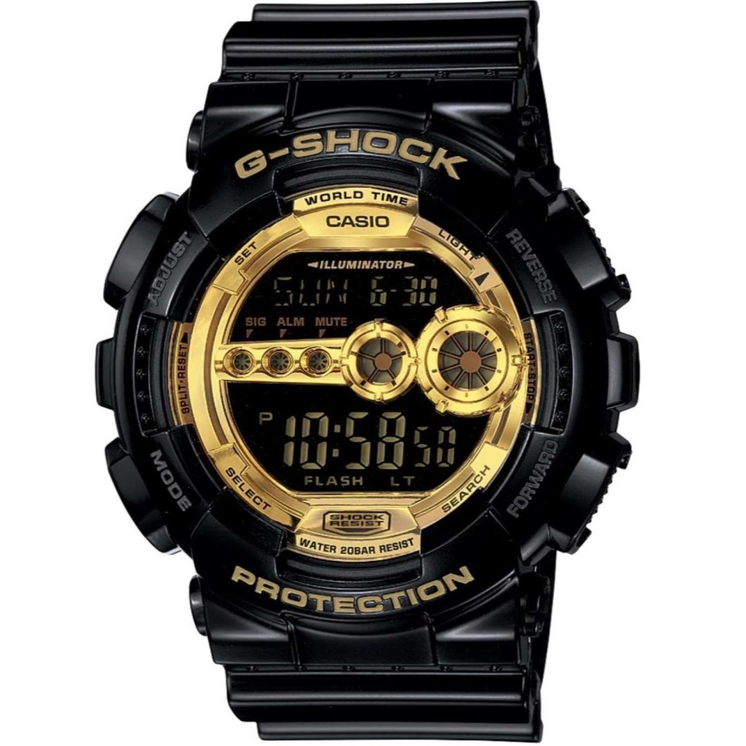 GD100GB-1D Casio G-Shock Watch GD100-1B GD100GB-1D Casio G-Shock Watch
