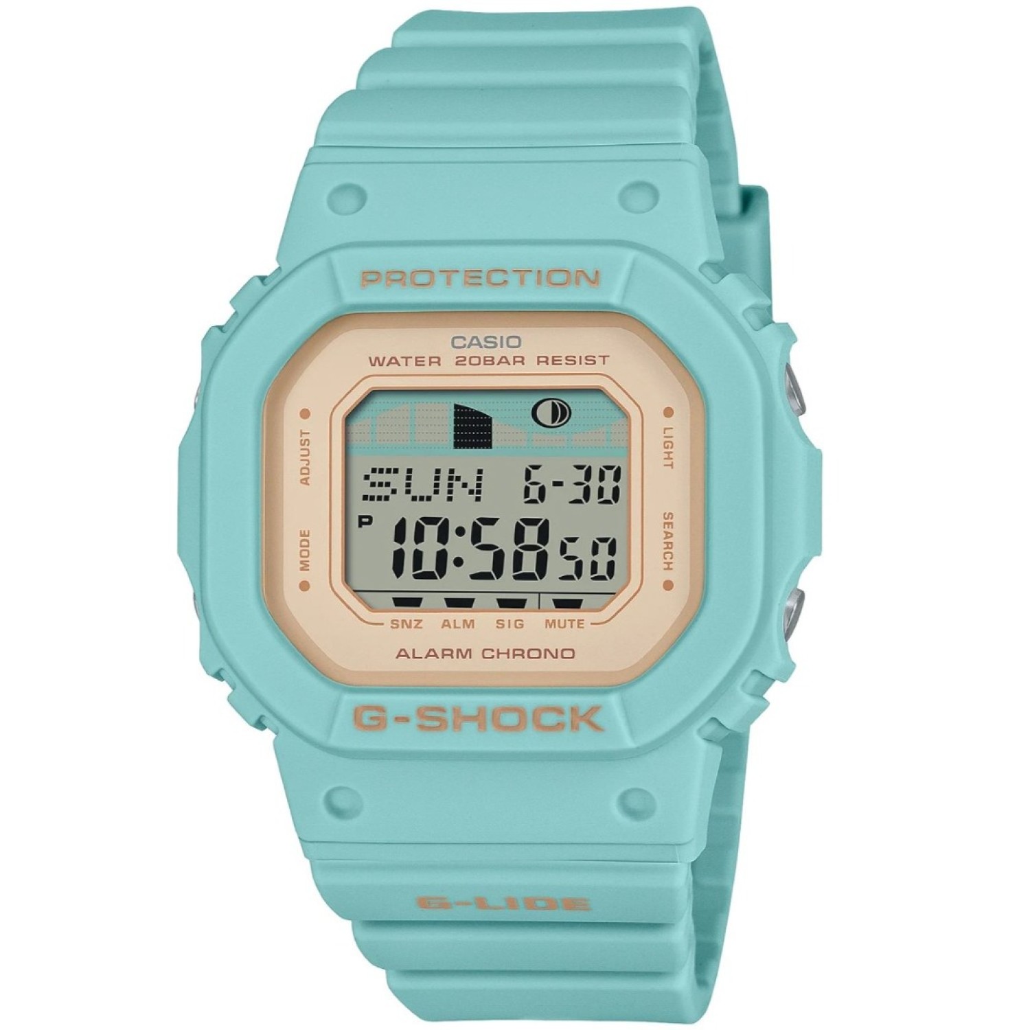 Christies Jewellery - GLXS5600-3D G Shock Tide Graph Watch Auckland NZ GLXS5600-3D G Shock Tide Graph Watch GLX-S5600-3 G-Shock