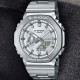 Christies Jewellery - GM2110D-7A G-Shock Metal Bezel White Dial Watch Auckland NZ GM2110D-7A G-Shock Metal Bezel White Dial Watch GM-2110D-7 G-Shock