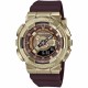 Christies Jewellery - GMS110BP-5A G-Shock Womens Series Auckland NZ GMS110BP-5A G-Shock Womens Series GM-S110BP-5A with Gold ion plated bezel and brown resin band