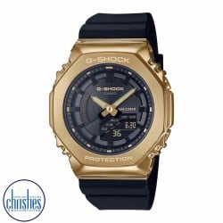 GMS2100GB-1A Casio G-Shock Black Gold Watch