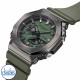 GM2100B-3A G-SHOCK Carbon Core Metal Clad Watch. Go sleek, sharp and bold with a G-SHOCK standard-bearer in a metal-clad octagonal take on the original iconic design. Forged in stainless steel with rounded hairline finish, the strong bezel says super styl