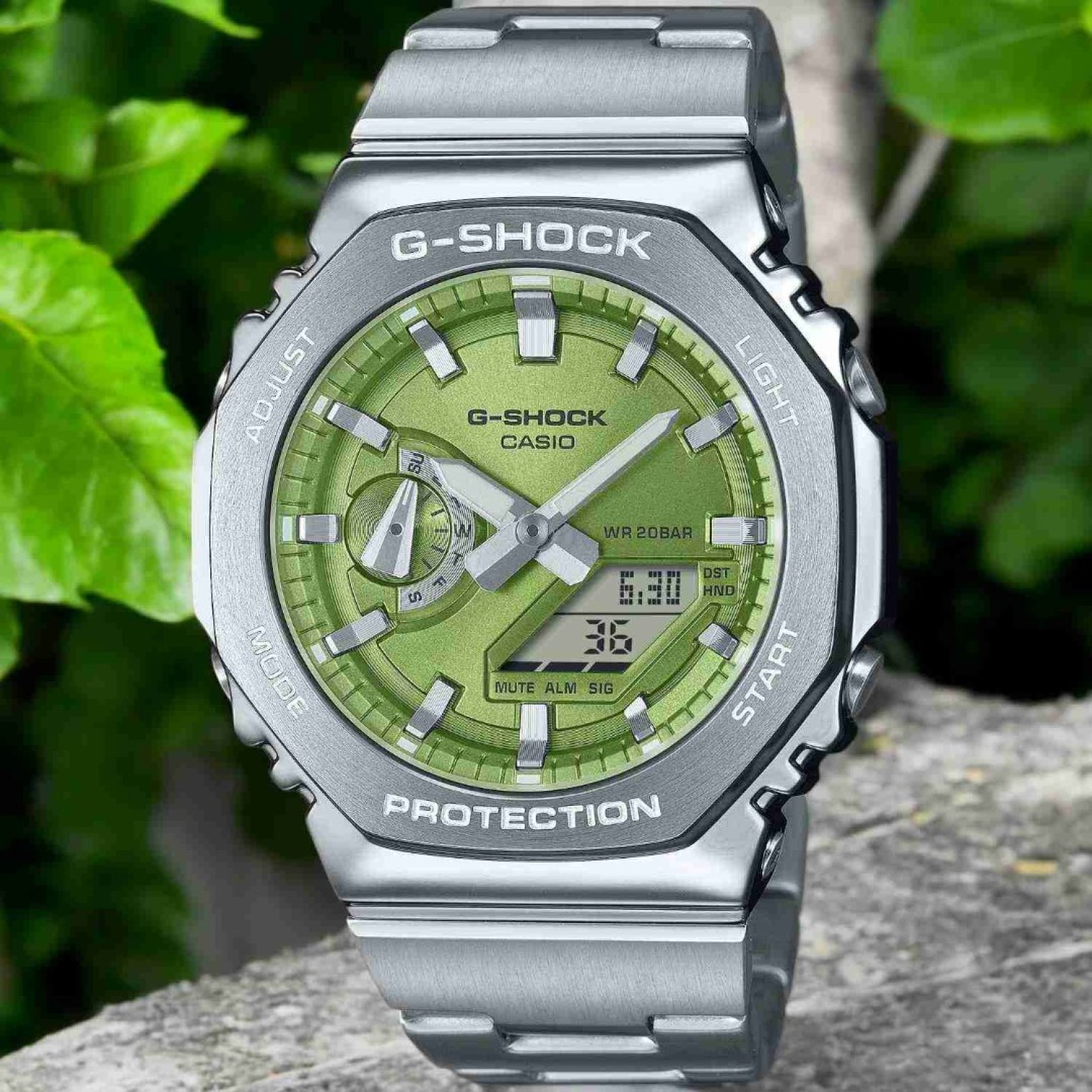 Christies Jewellery - GM2110D-3A G-Shock Full Metal Green Dial Watch Auckland NZ GM2110D-3A G-Shock Full Metal Green Dial Watch GM-2110D-3A G-Shock | Green Dial Watch