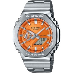 GM2110D-4A G-Shock Blaze Orange Metal Bezel Watch GM2110D-4A G-Shock Blaze Orange Metal Bezel Watch