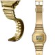 GM5600YMG-9D G-Shock G-Steel Watch by G-Shock With Gold plated metal bezel and Gold Polished Silicon Band