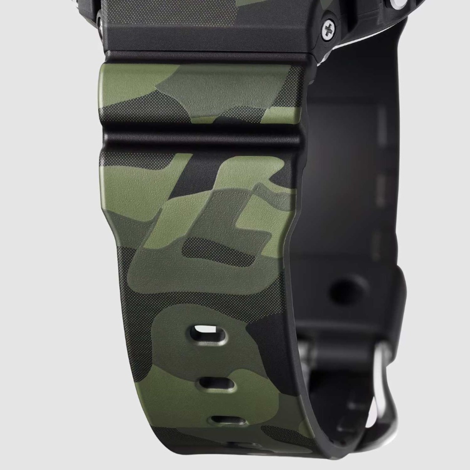 Casio G-Shock GM6900G-9D Gold Camouflage Digital Watch front view