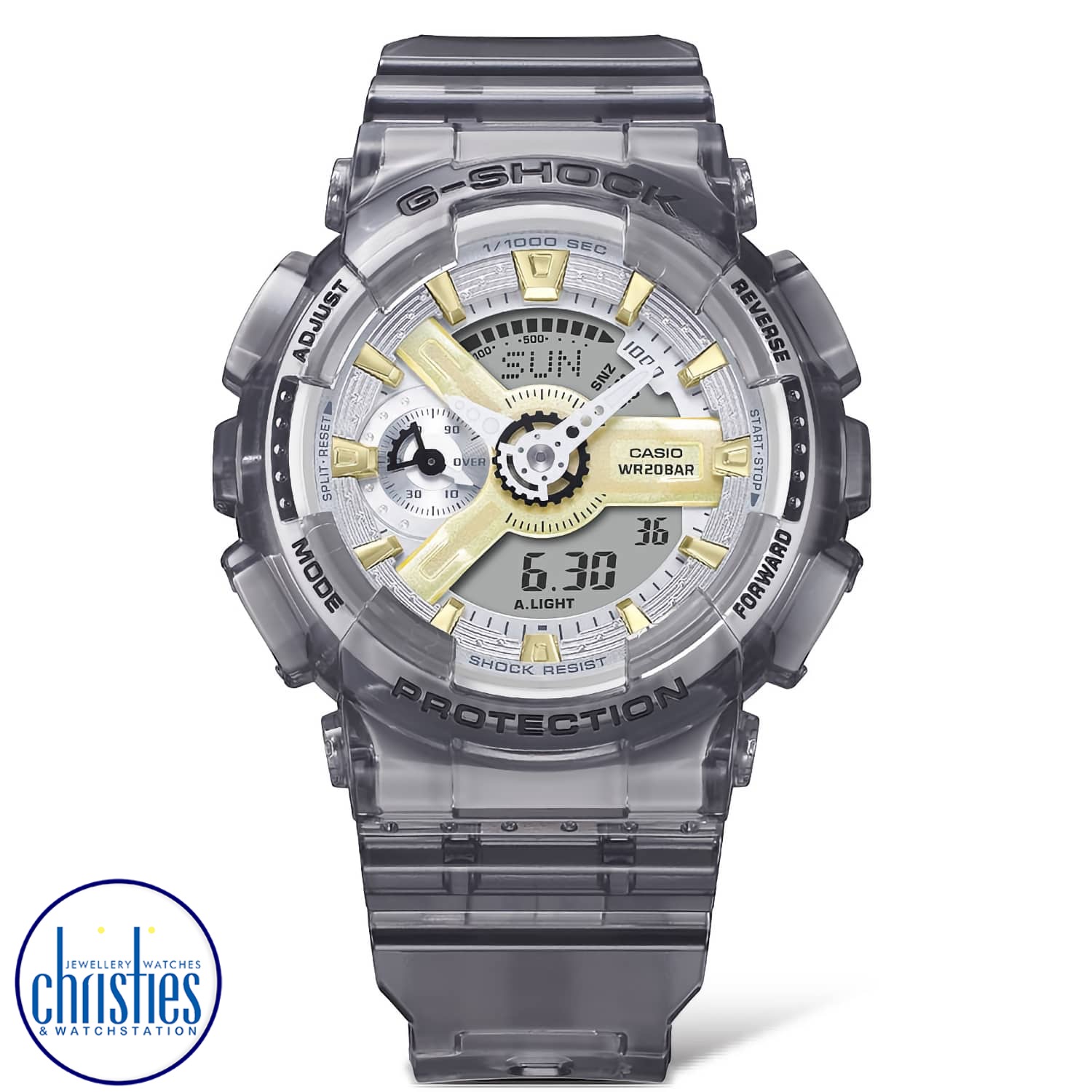 GMAS110GS-8A G-SHOCK Metallic Translucence Series Watch men's casio g-shock nz