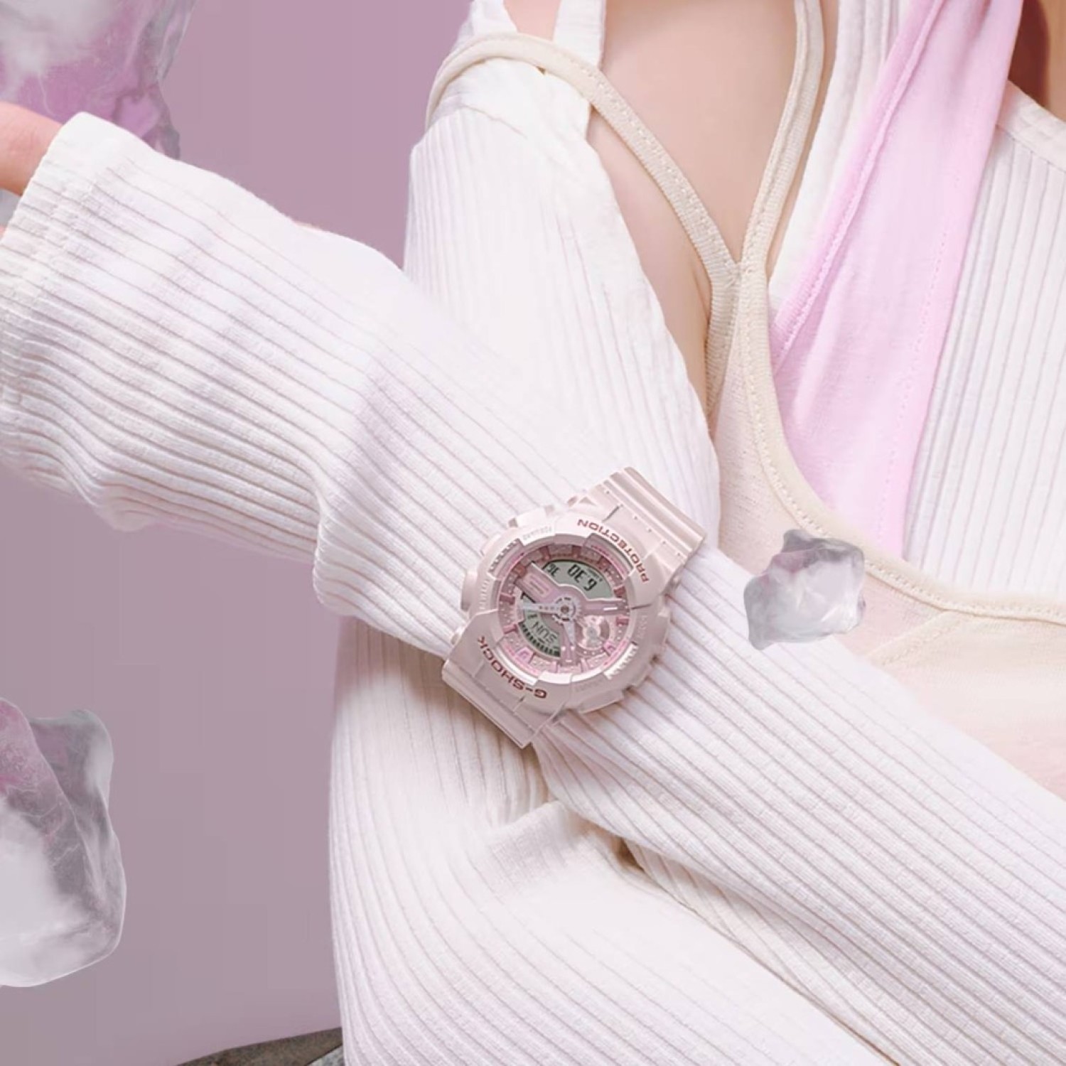 GMAS110ST-4A G-SHOCK Women - Silken Bloom – G-Shock Christmas Sale | FREE Delivery | Gear up for the holidays with G-Shock: rugged precision meets festive discounts for a timepiece that stands out. GMAS110ST-4A G-SHOCK Women - Silken Bloom by G Shock