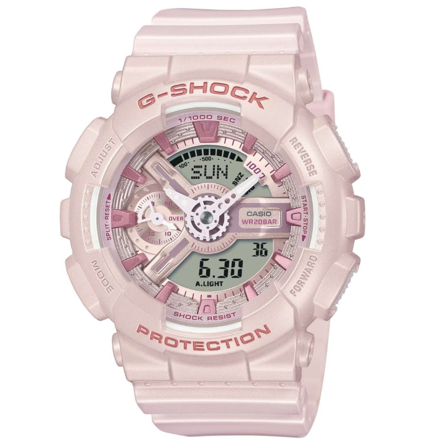 GMAS110ST-4A G-SHOCK Women - Silken Bloom – G-Shock Christmas Sale | FREE Delivery | Gear up for the holidays with G-Shock: rugged precision meets festive discounts for a timepiece that stands out. GMAS110ST-4A G-SHOCK Women - Silken Bloom by G Shock