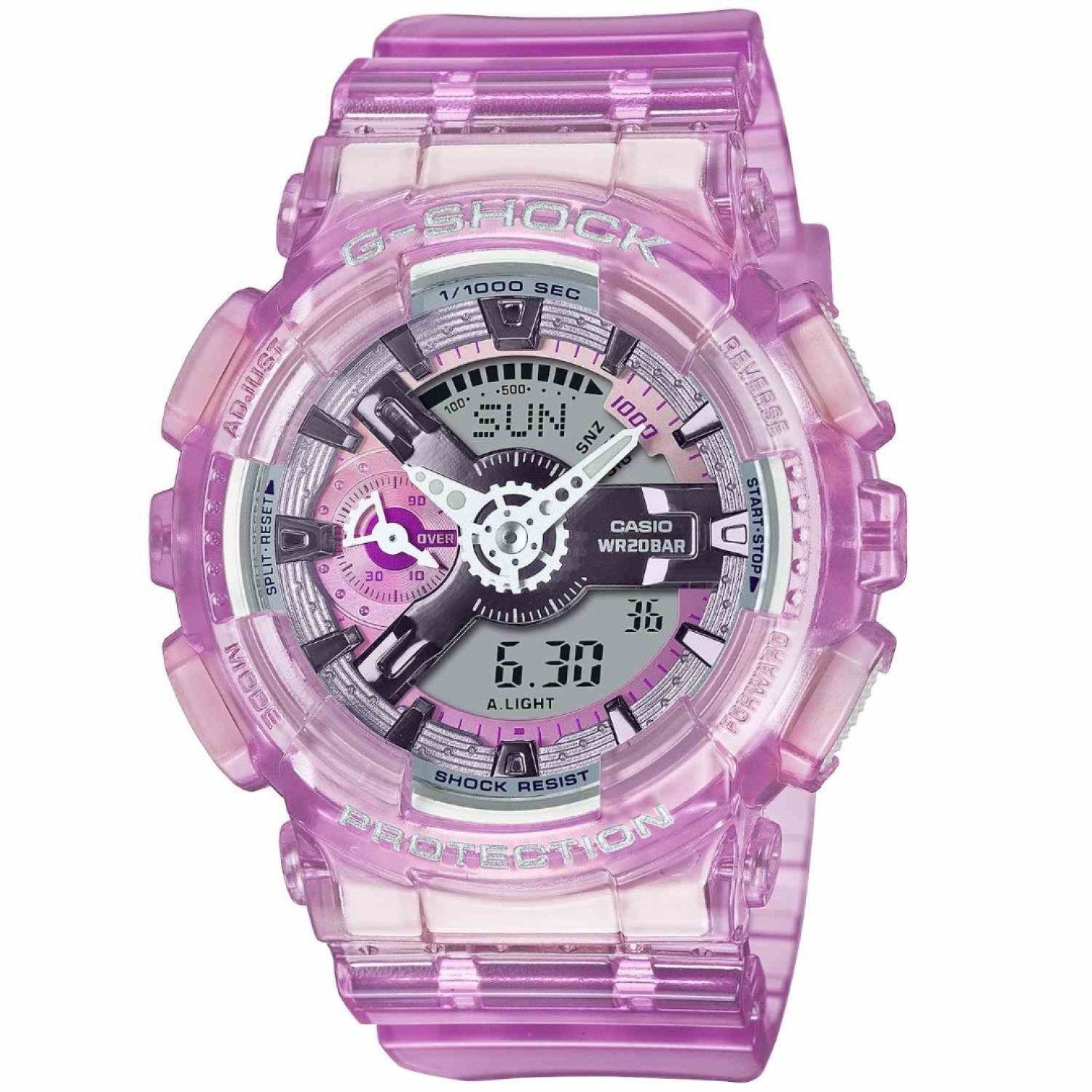 GMAS110VW-4A G-SHOCK Women - Analog Digital Watch – G-Shock Christmas Sale | FREE Delivery | Gear up for the holidays with G-Shock: rugged precision meets festive discounts for a timepiece that stands out. GMAS110VW-4A G-SHOCK Women - Analog Digital Watch by G Shock