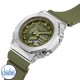 GMS2100-3A G-SHOCK Womens Carbon Core Metal Clad Watch GM-S2100-3A Afterpay GSHOCKNZ GMS2100-3A G-SHOCK Unisex Carbon Core Metal Clad Watch. Go slim, clean and bold with a mid-sized G-SHOCK in a metal-clad octagonal take on the original iconic design. Forged in stainless steel with rounded hairline finish, the strong bezel says super styl