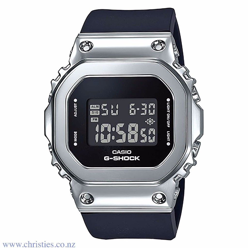 G shock square metal bezel cheap