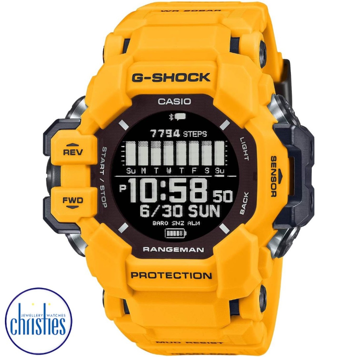 Christies Jewellery - GPRH1000-9D G-Shock Rangeman Watches Auckland NZ GPRH1000-9D G-Shock Rangeman | FREE Delivery | G-Shock: rugged precision meets festive discounts for a timepiece that stands out.