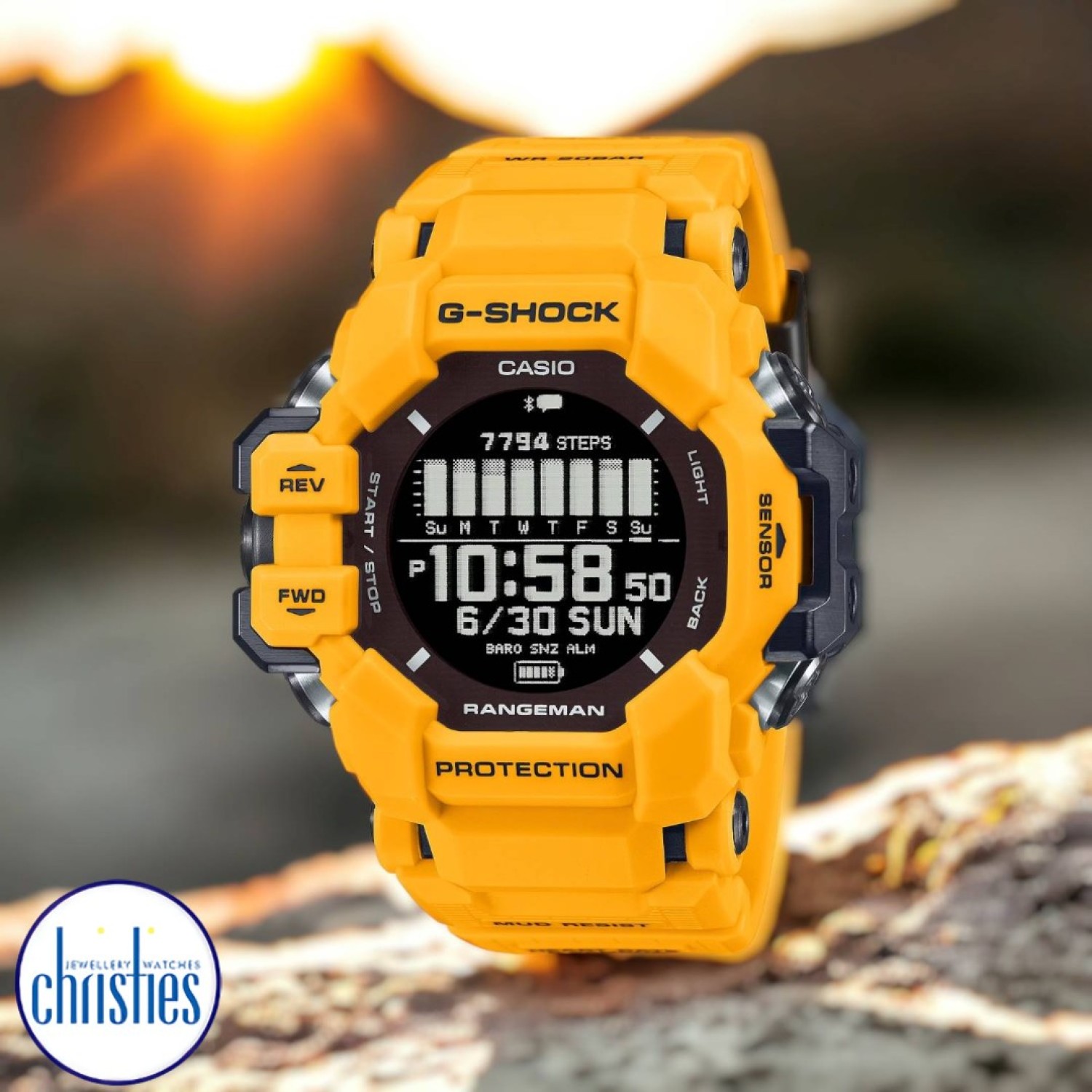 Christies Jewellery - GPRH1000-9D G-Shock Rangeman Watches Auckland NZ GPRH1000-9D G-Shock Rangeman | FREE Delivery | G-Shock: rugged precision meets festive discounts for a timepiece that stands out.