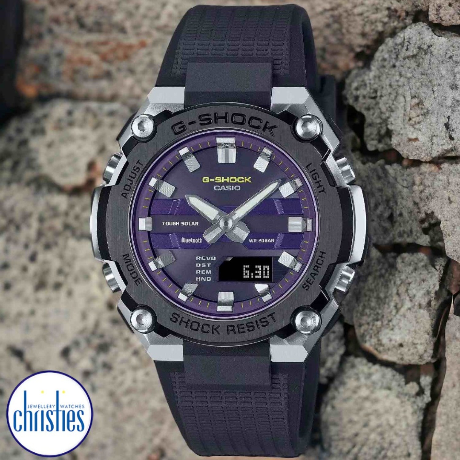 GSTB600A-1A6 G-Shock G-Steel Solar Watch GST-B600A-1A6 G-Shock Christmas Sale | FREE Delivery | Gear up for the holidays with G-Shock: rugged precision meets festive discounts for a timepiece that stands out.