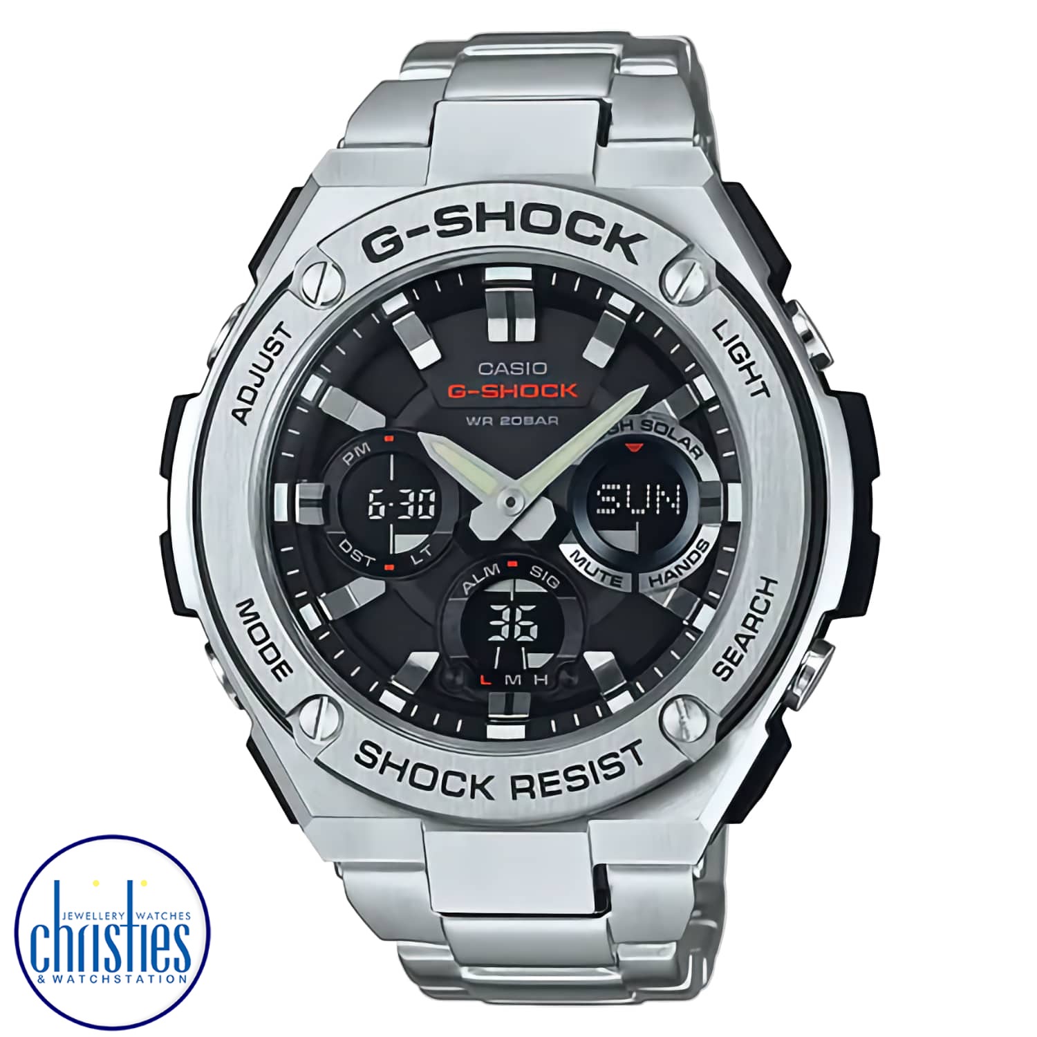 GSTS110D-1A G-Shock G-STEEL Watch. From G-SHOCK, the watch brand that is constantly setting new standards for timekeeping toughness, comes G-STEEL, a watch series with a new "layer guard structure". g shock watches price