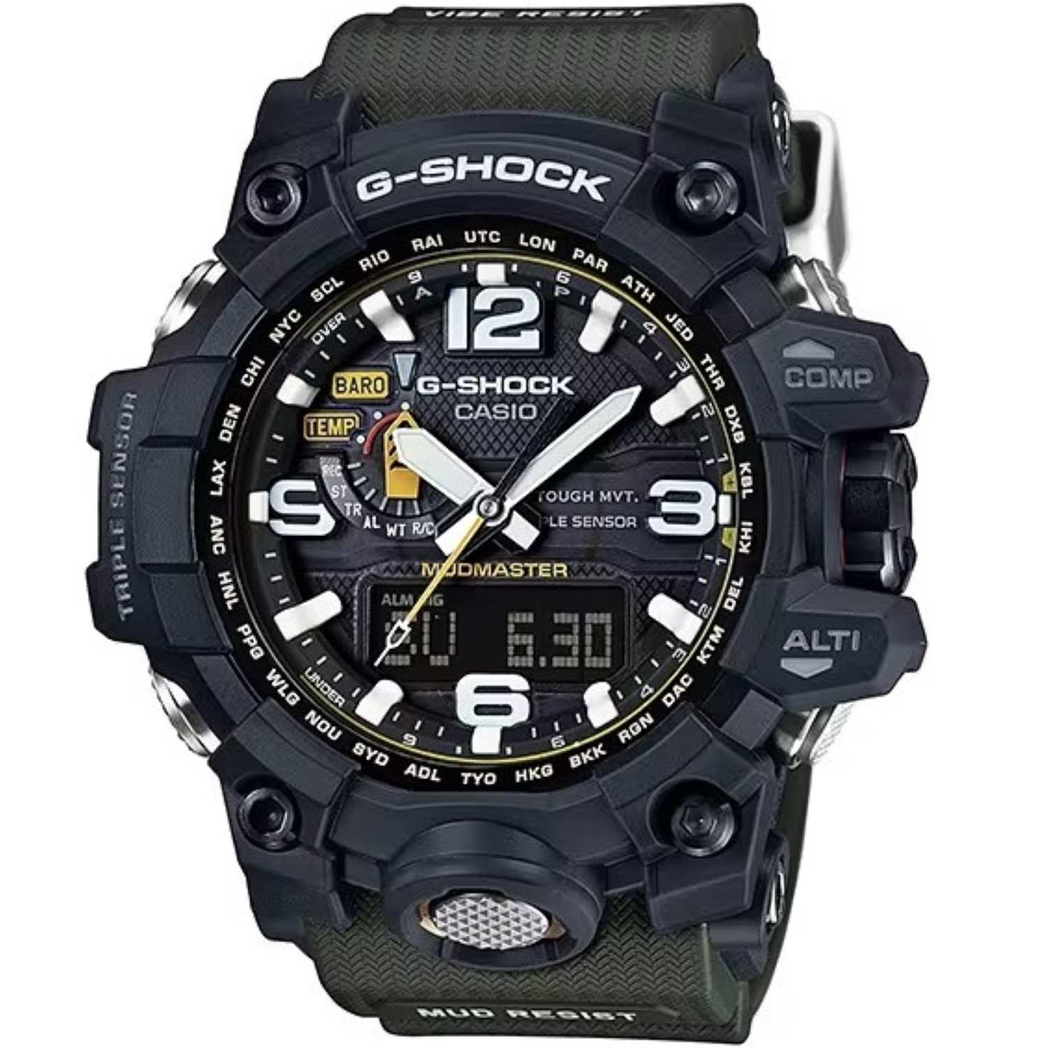 GWG1000-1A3 G-SHOCK Solar Mudmaster Compass Altimeter GWG-1000-1A3 GWG-1000-1A3 - NZ GWG1000-1A3 G-SHOCK Solar Mudmaster Compass Altimeter GWG-1000-1A3. This new MUDMASTER model, now available instore and online at Christies, was created especially for those whose work takes them into areas where piles of rubble, dirt, and debris are pres