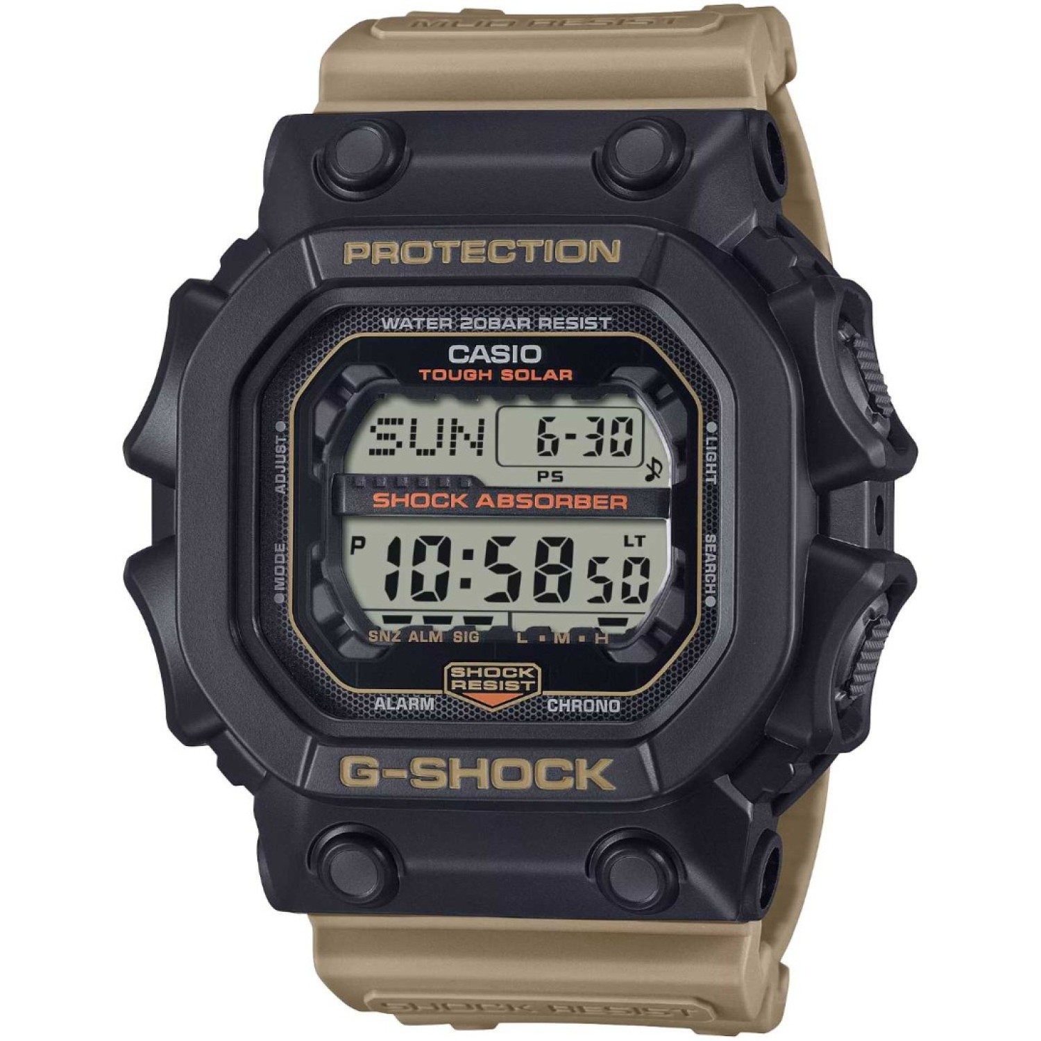 Christies Jewellery - GX56TU-1A5 G-Shock Digital Series Watch Auckland NZ GX56TU-1A5 G-Shock Digital Series Watch GX-56TU-1A5 G-Shock with Brown Resin Casing and Strap