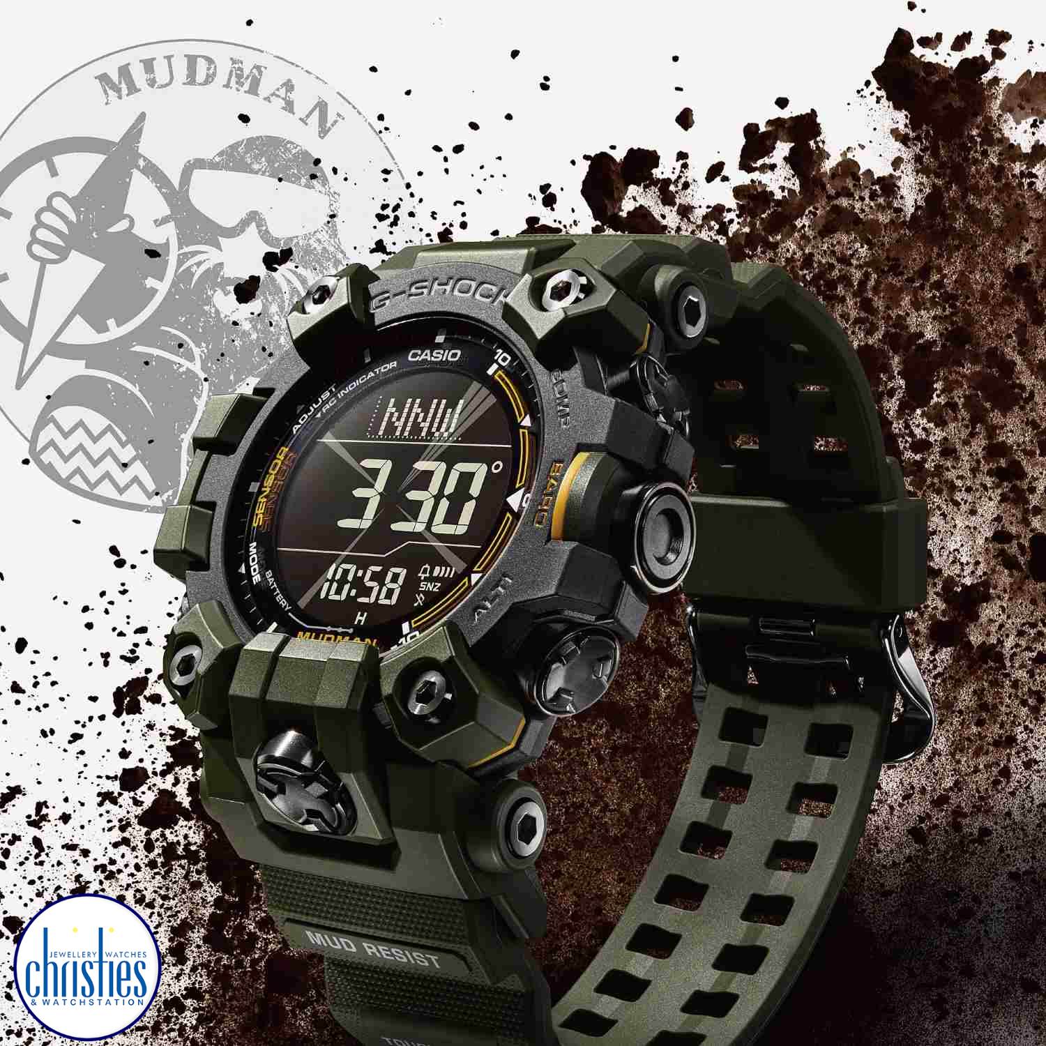 GW9500-3D G Shock MUDMAN - Terrain Master GW-9500-3 Watches NZ