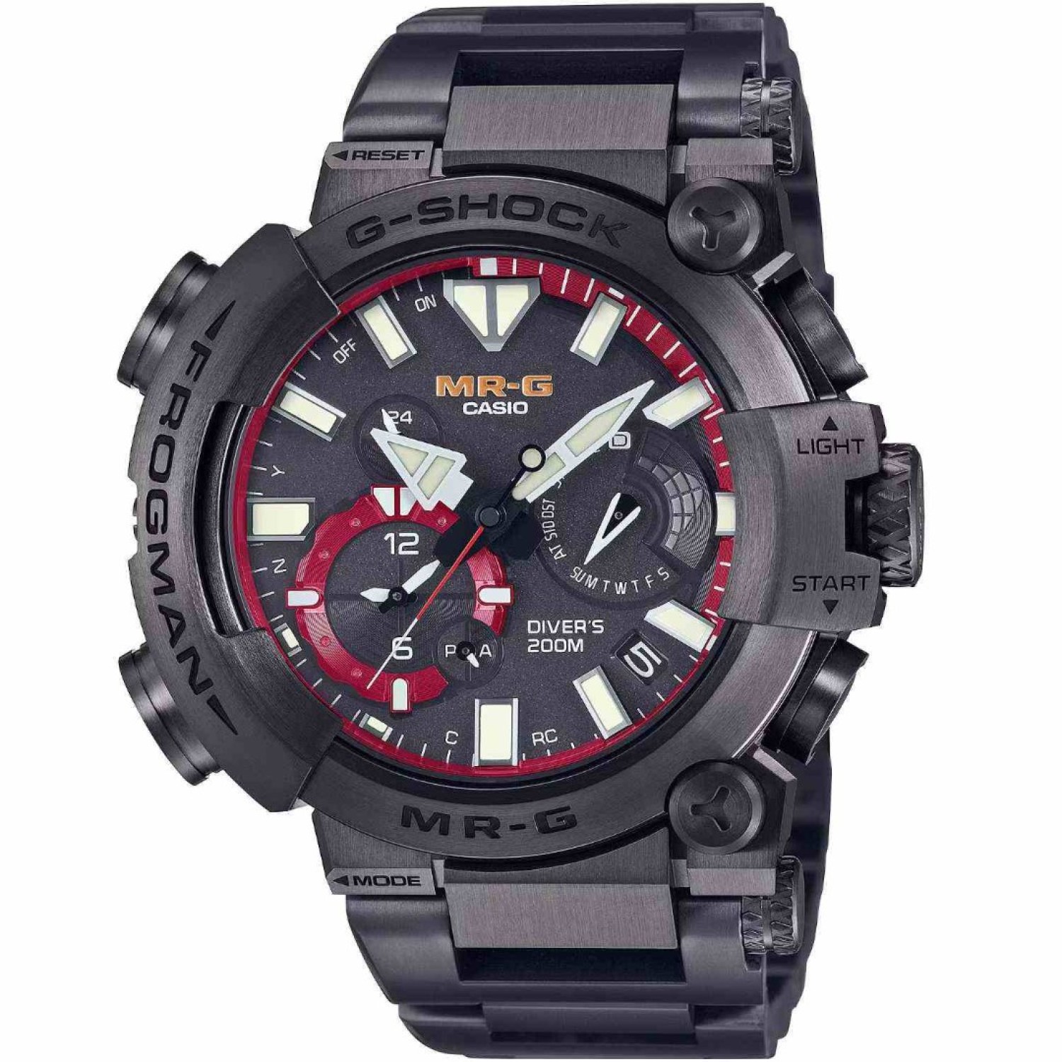 Christies Jewellery - MRGBF1000B-1A G-SHOCK Frogman Watches Auckland NZ MRGBF1000B-1A G-SHOCK Frogman: Titanium Diver's Watch with ISO 200-meter Water Resistance | FREE Delivery | G-Shock: rugged precision meets festive discounts for a timepiece that stands out.