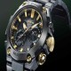 G-Shock MR-G MRGB2000BG-3A Hana-Basara Titanium Watch – Black & Gold with Green DLC Coating G-Shock MR-G MRGB2000BG-3A Hana-Basara Titanium Watch with Black & Gold Finish, Green DLC Coating, and Folding Fan-Inspired Dial Design
