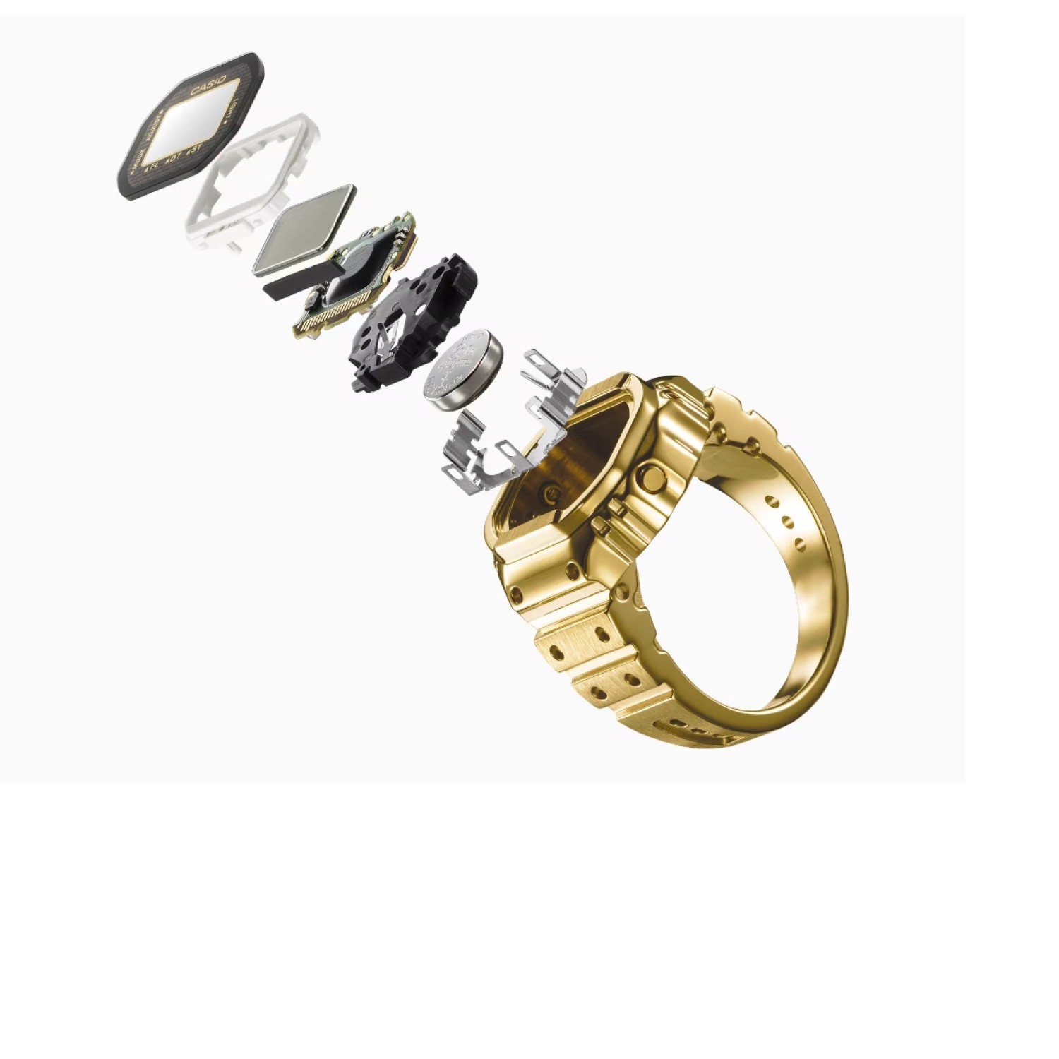 Casio CRW001G-9D Ring Watch – G-Shock Miniature Masterpiece | Holiday Sale + Free NZ Delivery Casio CRW001G-9D Gold Ring Watch – Miniature G-Shock Masterpiece
