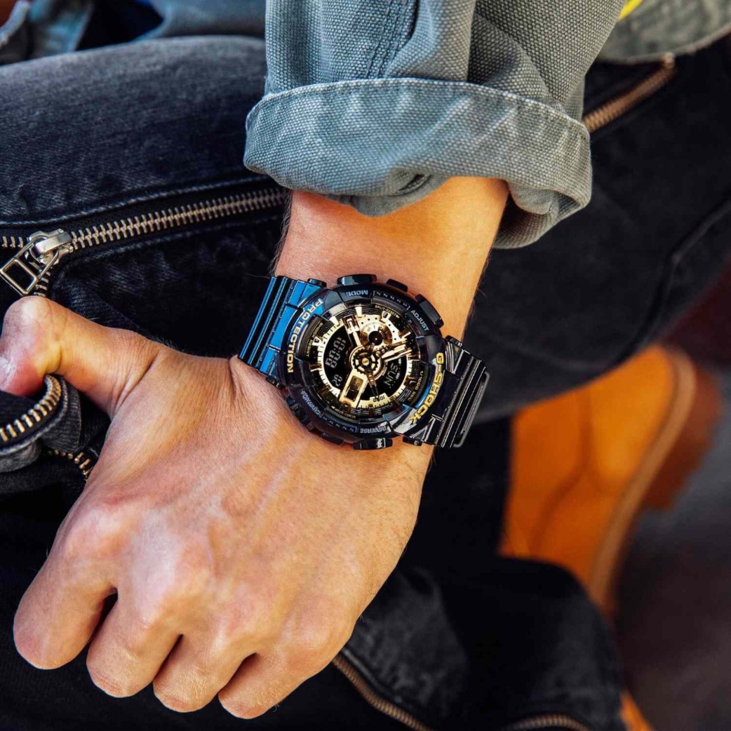 GA110SKE-8A G-Shock Watch Transparent Pack Series GA-110SKE-8A GA110GB-1A Casio G-Shock Watch