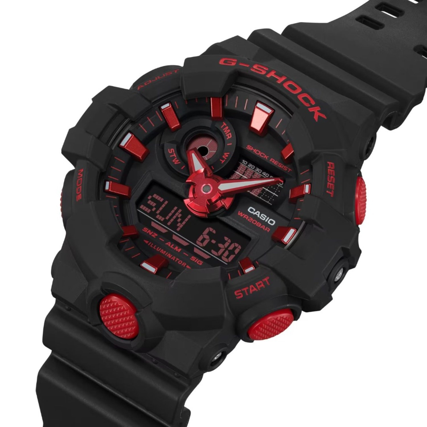 GA700BNR-1A Casio G-SHOCK Worldtime Watch g-shock prices nz GA700BNR-1A Casio G-SHOCK Worldtime Watch. Make a bold, powerful statement with the Ignite Red line in the iconic black and fiery red that embody the ultimate toughness of the G-SHOCK brand. g shock watches price