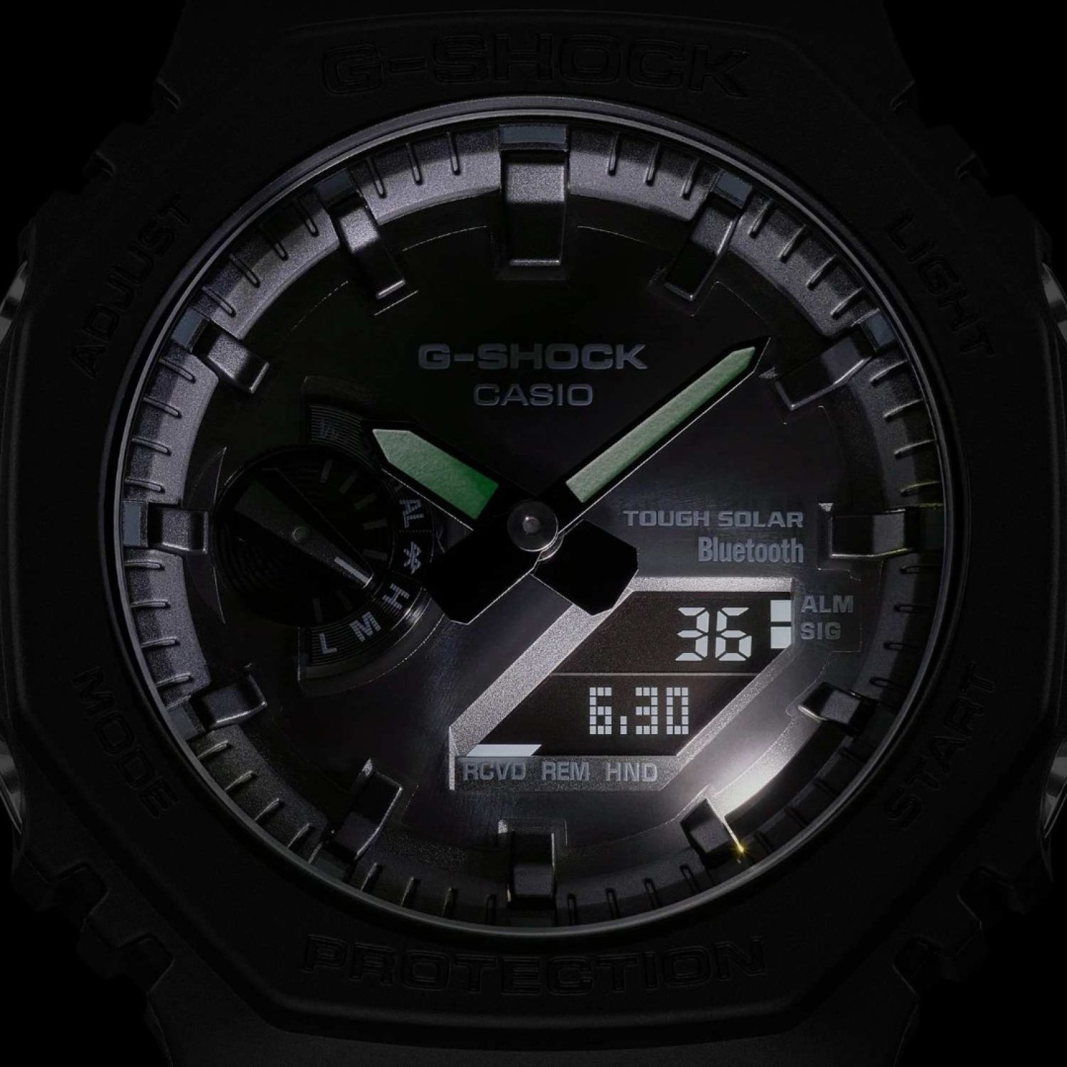 GA2100-1A3 G-SHOCK Carbon Core Neon Accents Watch GA-2100-1A3 g-shock military GAB2100-1A1 G-SHOCK Bluetooth Solar Watch
