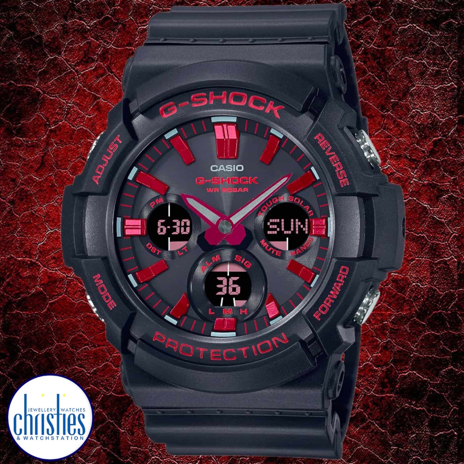 GAS100BNR-1A G-Shock Analog Digital Watch g-shock prices nz GAS100BNR-1A G-Shock Analog Digital Watch. Make a bold, powerful statement with the Ignite Red line in the iconic black and fiery red that embody the ultimate toughness of the G-SHOCK brand. g shock watches price
