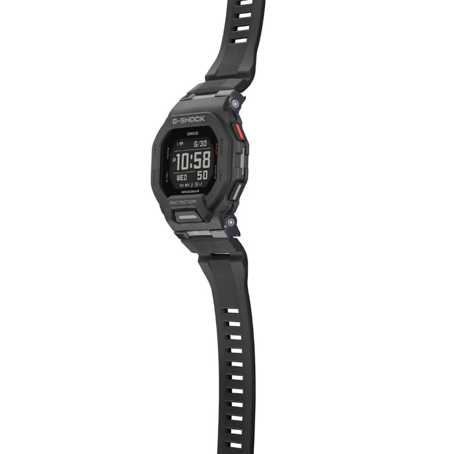 GBD200-1D Casio G-Shock G-SQUAD Watch GBD-200-1 Afterpay GBD200-1D Casio G-Shock G-SQUAD Watch. Say hello to some serious passion for sports with the G-SQUAD line of G-SHOCK watches. These models feature a square face design in colors chosen to calibrate with the most extreme workouts. Get in on the thinnest G-