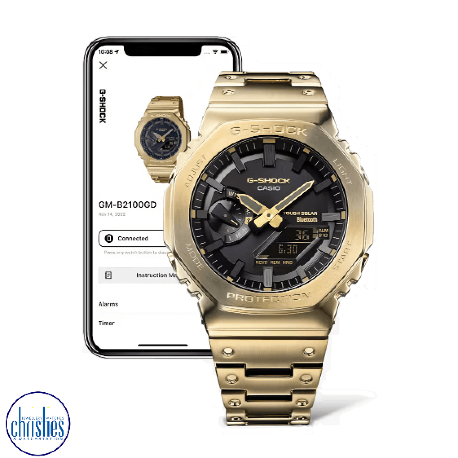 GMB2100GD-9A G-SHOCK Full Metal 2100 Series Watch. unique engagement rings nz  Experience the perfect blend of luxury and durability with our latest addition to the ever-evolving 2100 series of watches, inspired by the pioneering G-SHOCK DW-5000C.
