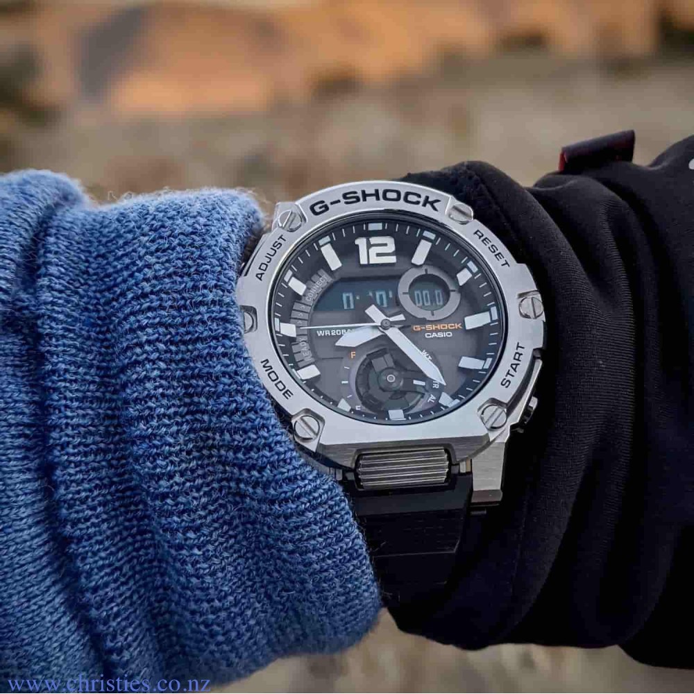 GSTB300S-1A Casio G-Shock G-STEEL Watch GST-B300S-1A Afterpay G-Shock GSTB300S-1A Casio G-Shock G-STEEL Watch. From G-SHOCK, the watch brand that is constantly setting new standards for timekeeping toughness, come new rugged style G-STEEL models that feature Carbon Core Guard structures. This new model adopts tough G-SHOCK
