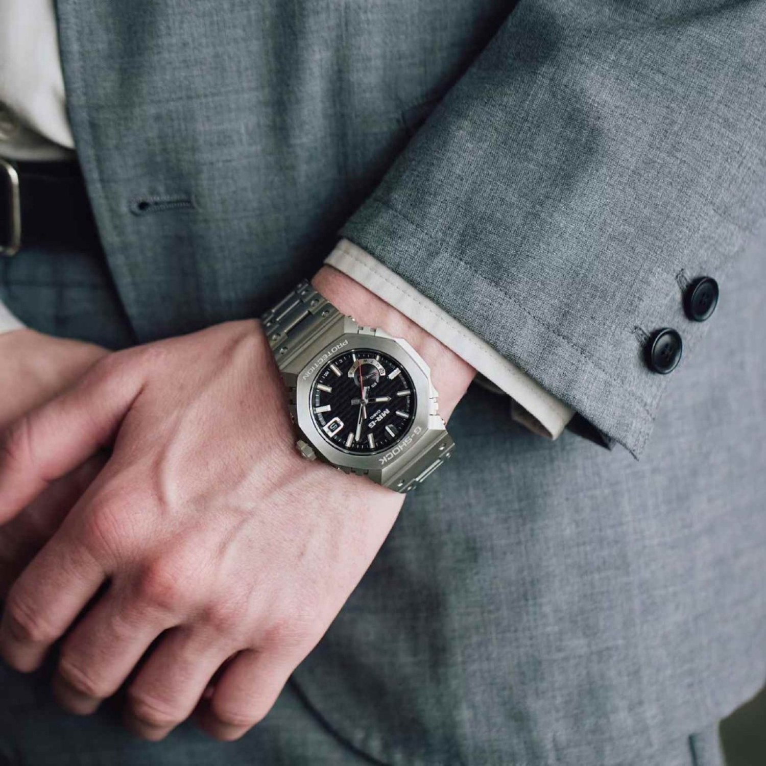 Christies Jewellery - MRGB2100D-1A G-Shock Mr-G Auckland NZ MRG-B2100D-1A G-Shock MR-G | Titanium case with COBARION bezel and DAT55G band