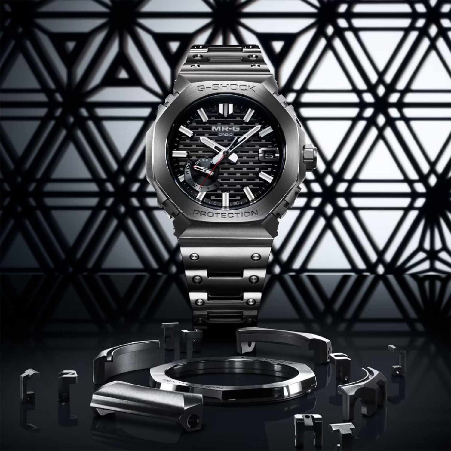 Christies Jewellery - MRGB2100D-1A G-Shock Mr-G Auckland NZ MRG-B2100D-1A G-Shock MR-G | Titanium case with COBARION bezel and DAT55G band