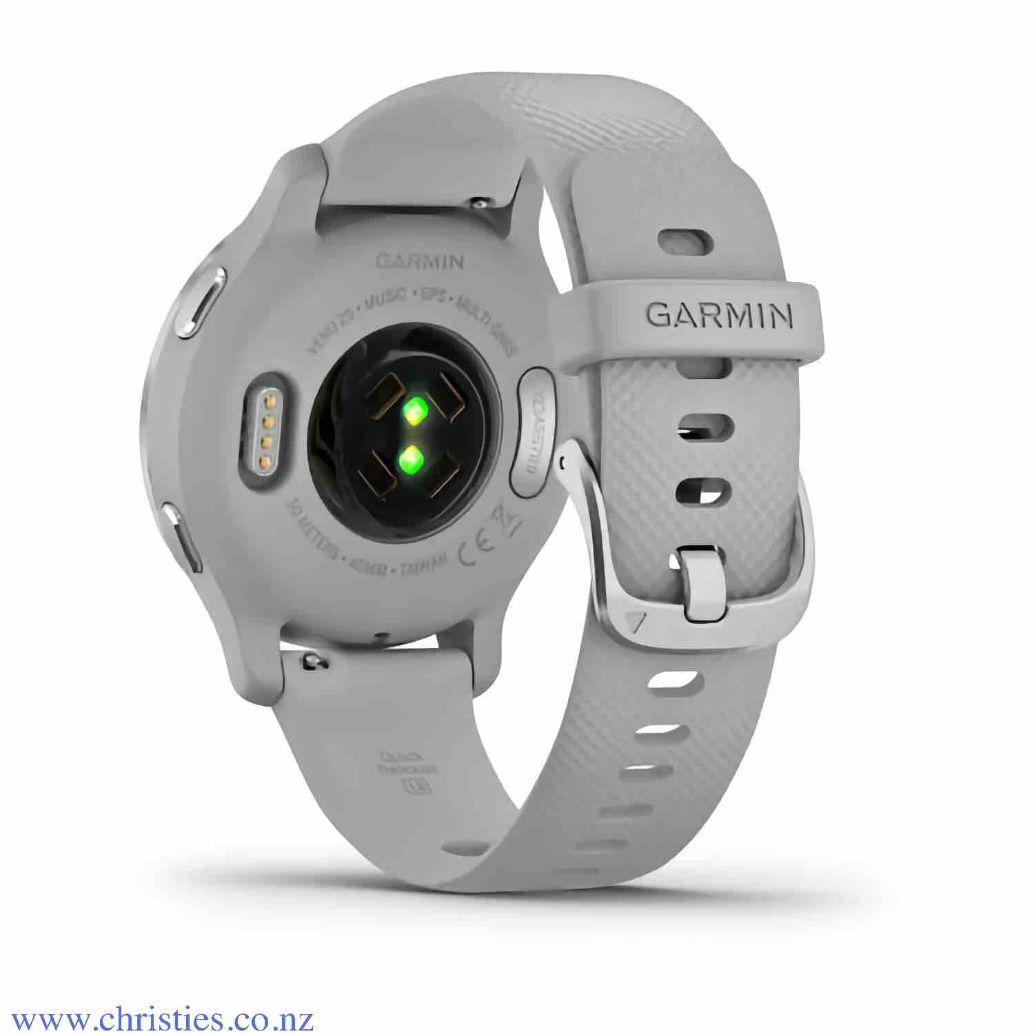 Garmin Venu 2S Silver Stainless Steel Bezel with Mist Gray Case and Silicone Band 010-02429-12 Afterpay Garmin Venu 2S Silver Stainless Steel Bezel with Mist Gray Case and Silicone Band. Mind And Body — Connected By Garmin. When you live healthy, you live better. This smaller-sized GPS smartwatch has advanced health monitoring and fitness features to help y