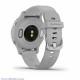 Garmin Venu 2S Silver Stainless Steel Bezel with Mist Gray Case and Silicone Band. Mind And Body — Connected By Garmin. When you live healthy, you live better. This smaller-sized GPS smartwatch has advanced health monitoring and fitness features to help y