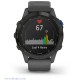 Garmin Fenix 6 Pro Solar Edition Black with Slate Grey Band. Harness The Power Of The Sun - featuring a Power Glass™ solar charging lens and customisable power manager modes, this smartwatch can stay on and performance-ready for weeks. The rugged yet soph