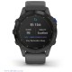 Garmin Fenix 6 Pro Solar Edition Black with Slate Grey Band. Harness The Power Of The Sun - featuring a Power Glass™ solar charging lens and customisable power manager modes, this smartwatch can stay on and performance-ready for weeks. The rugged yet soph