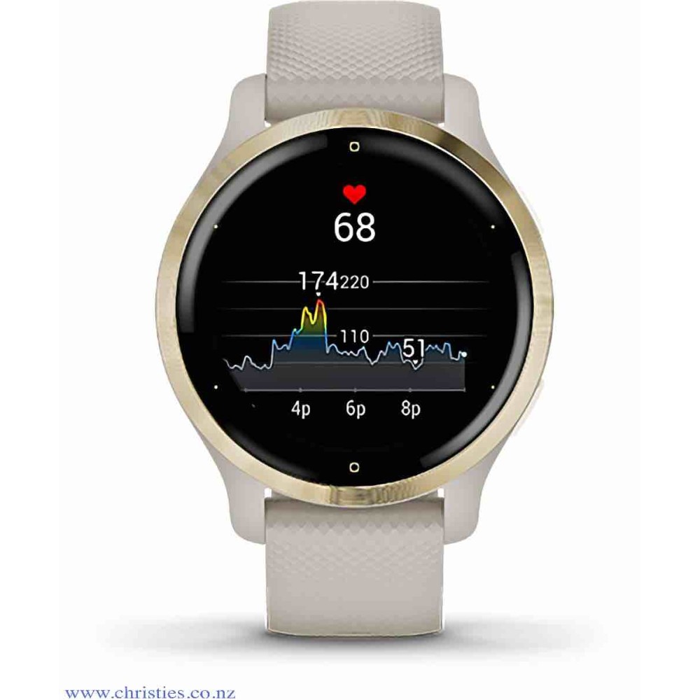 Garmin Venu 2S Silver Stainless Steel Bezel with Mist Gray Case and Silicone Band 010-02429-12 Afterpay Garmin Venu 2S Silver Stainless Steel Bezel with Mist Gray Case and Silicone Band. Mind And Body — Connected By Garmin. When you live healthy, you live better. This smaller-sized GPS smartwatch has advanced health monitoring and fitness features to help y