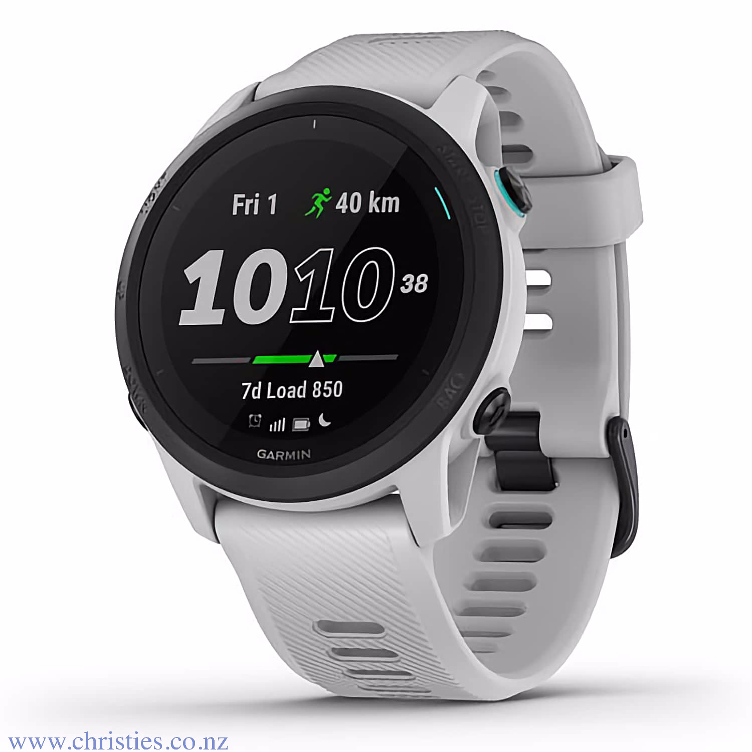 Garmin Forerunner 745 GPS Whitestone Sports Watch. CHASE DOWN NEW PBs - The new Garmin Forerunner 745 GPS running watch is made for runners and triathletes like you who need detailed training stats and on-device workouts plus smartwatch functions. Swim, b