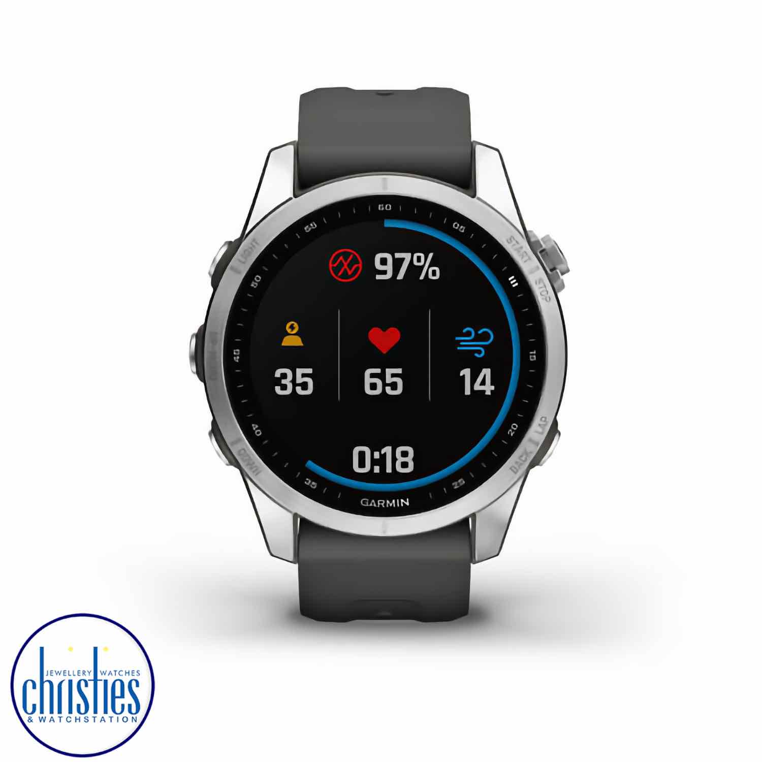 Garmin fenix 7S Watch Silver with Whitestone Band 010-02539-03 garmin fenix 7 sale nz Garmin fenix 7S Watch Silver with Whitestone Band garmin fenix 7 stockists nz