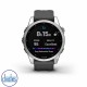 Garmin fenix 7S Watch Silver with Graphite Band garmin fenix 7 stockists nz